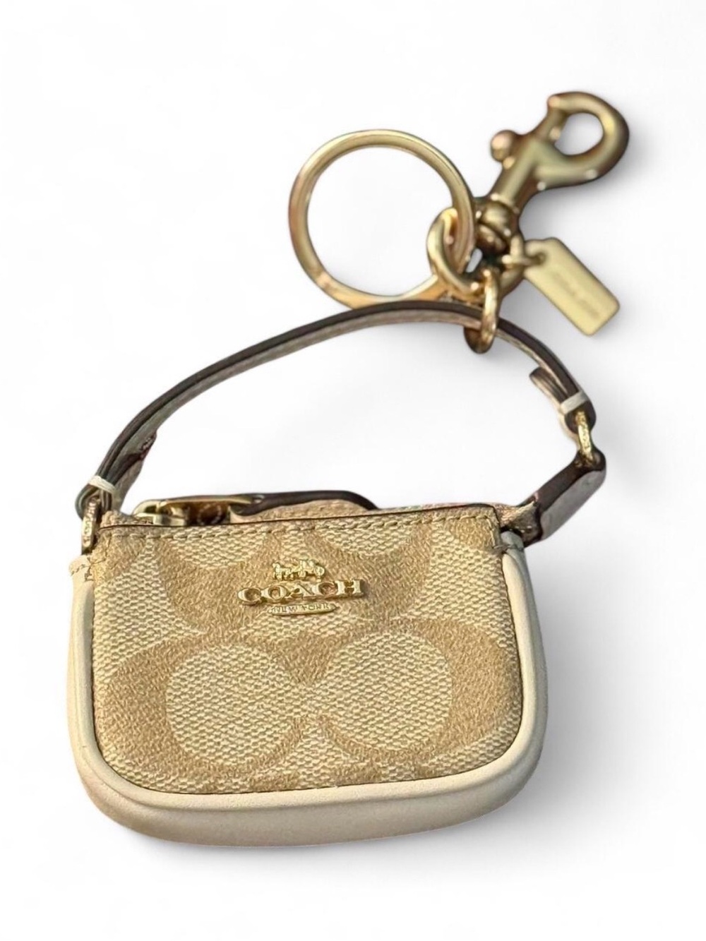 Coach mini purse bag charm